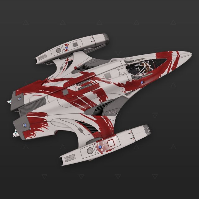 Imperial Courier Asemic Red & White