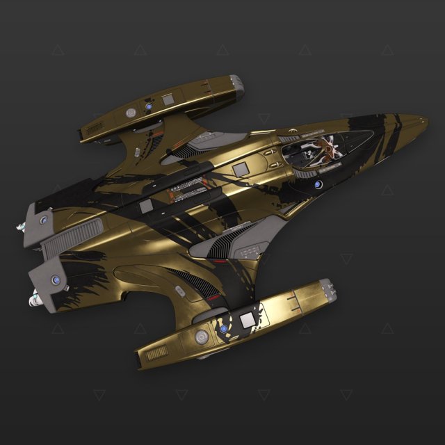 Imperial Courier Asemic Black & Gold