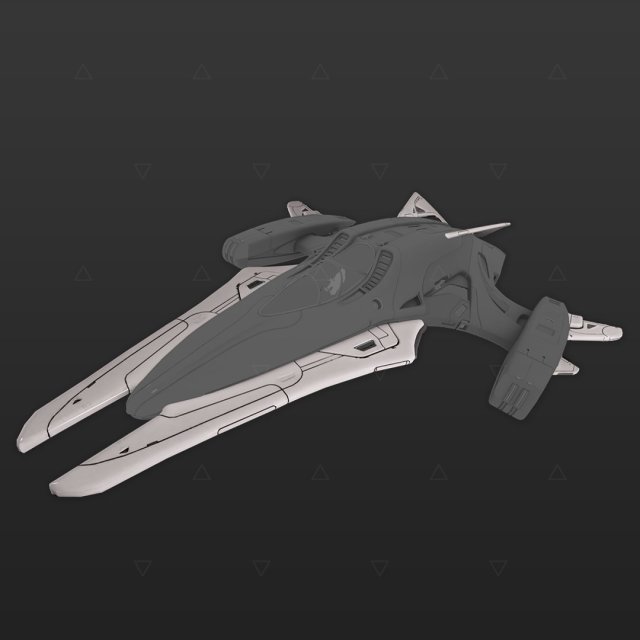Imperial Courier Ship Kit 12 pieces